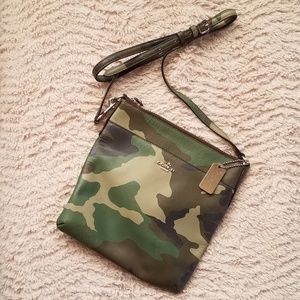 COACH camo side purse